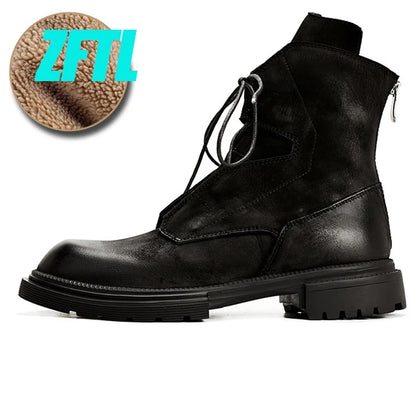 ZFTL Men's Casual RetroTooling Boots