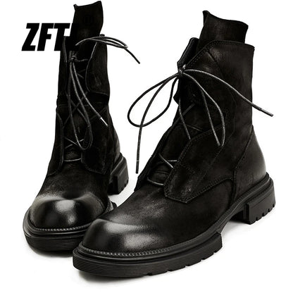 ZFTL Men's Casual RetroTooling Boots