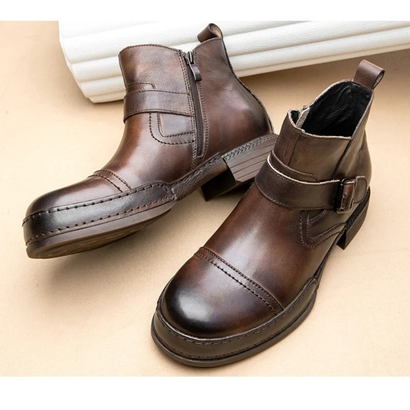 Retro Mens Ankle Boots